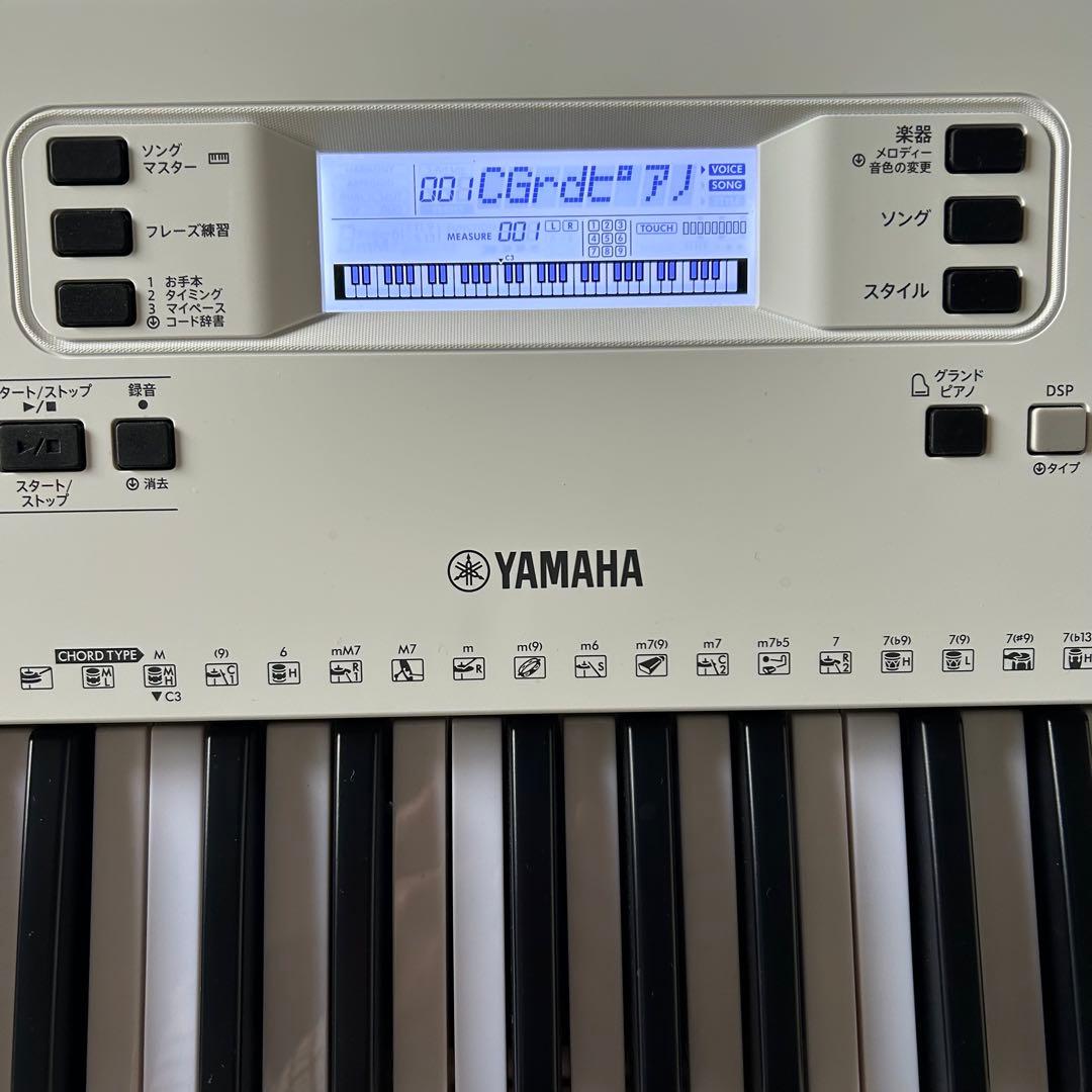 Yamaha EZ-300 デジタルキーボード 譜面台付き