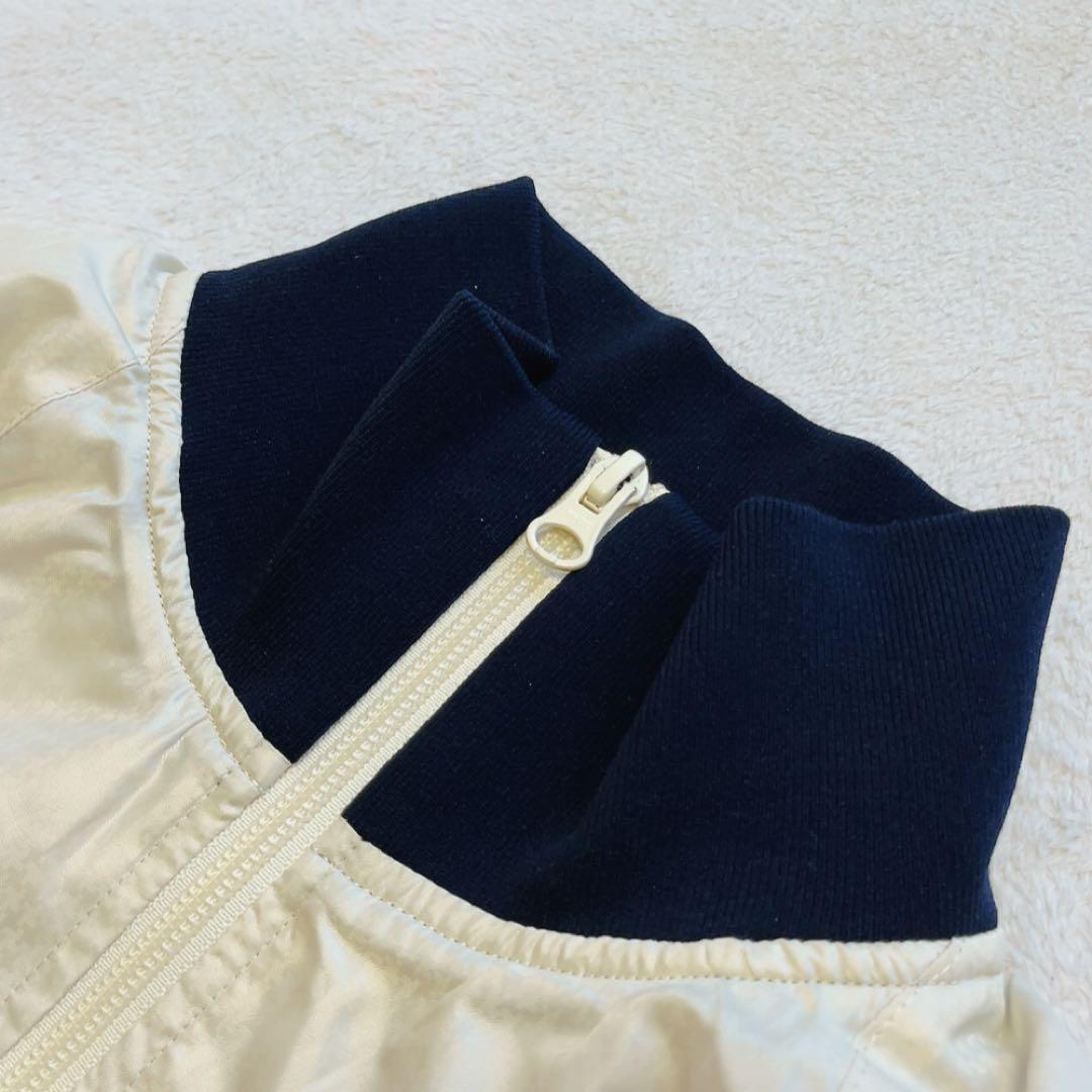 極美品　パーリーゲイツ 蓄熱裏地　ジップジャケット 千鳥 アイボリー　ベージュ