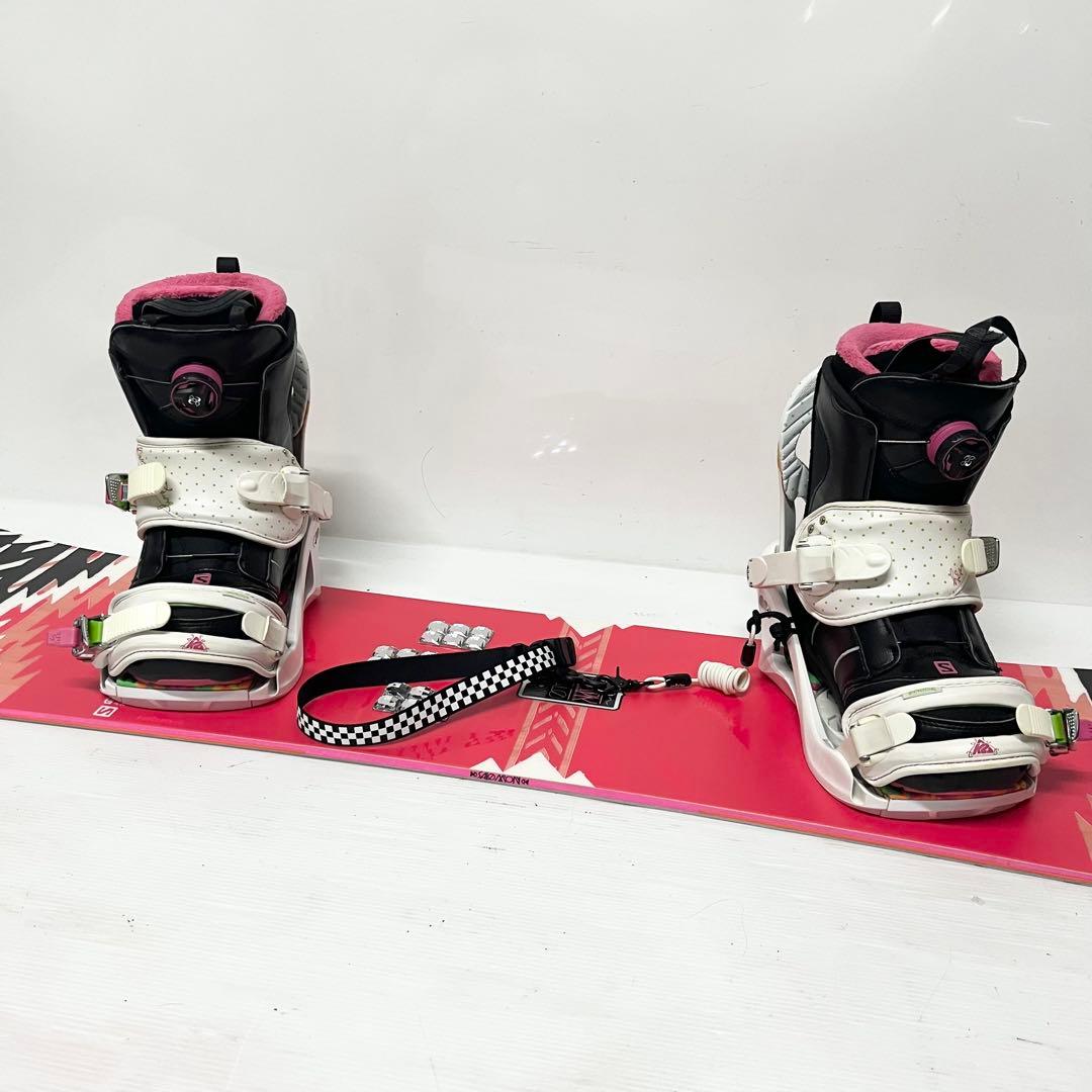 SALOMON スノボセット　K2 サロモン　スノーボード ビンディング　美品