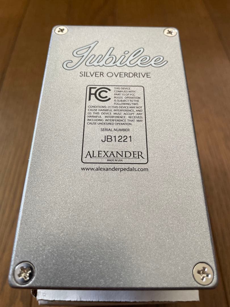 【新品同様】ALEXANDER JubileeSilver Overdrive