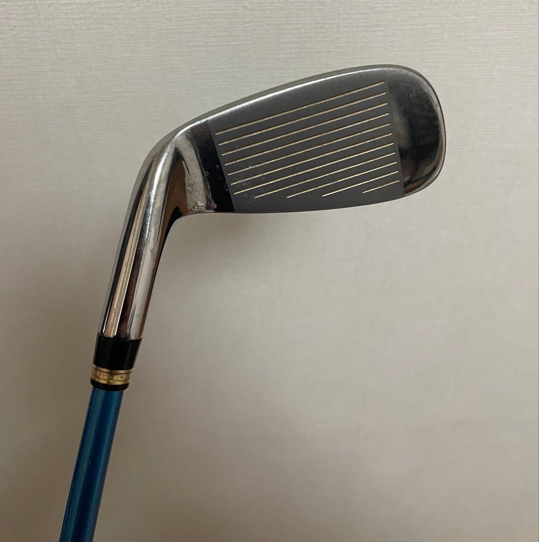 adidas キャディバッグ ホワイト/ネイビー　+ ゴルフクラブセット