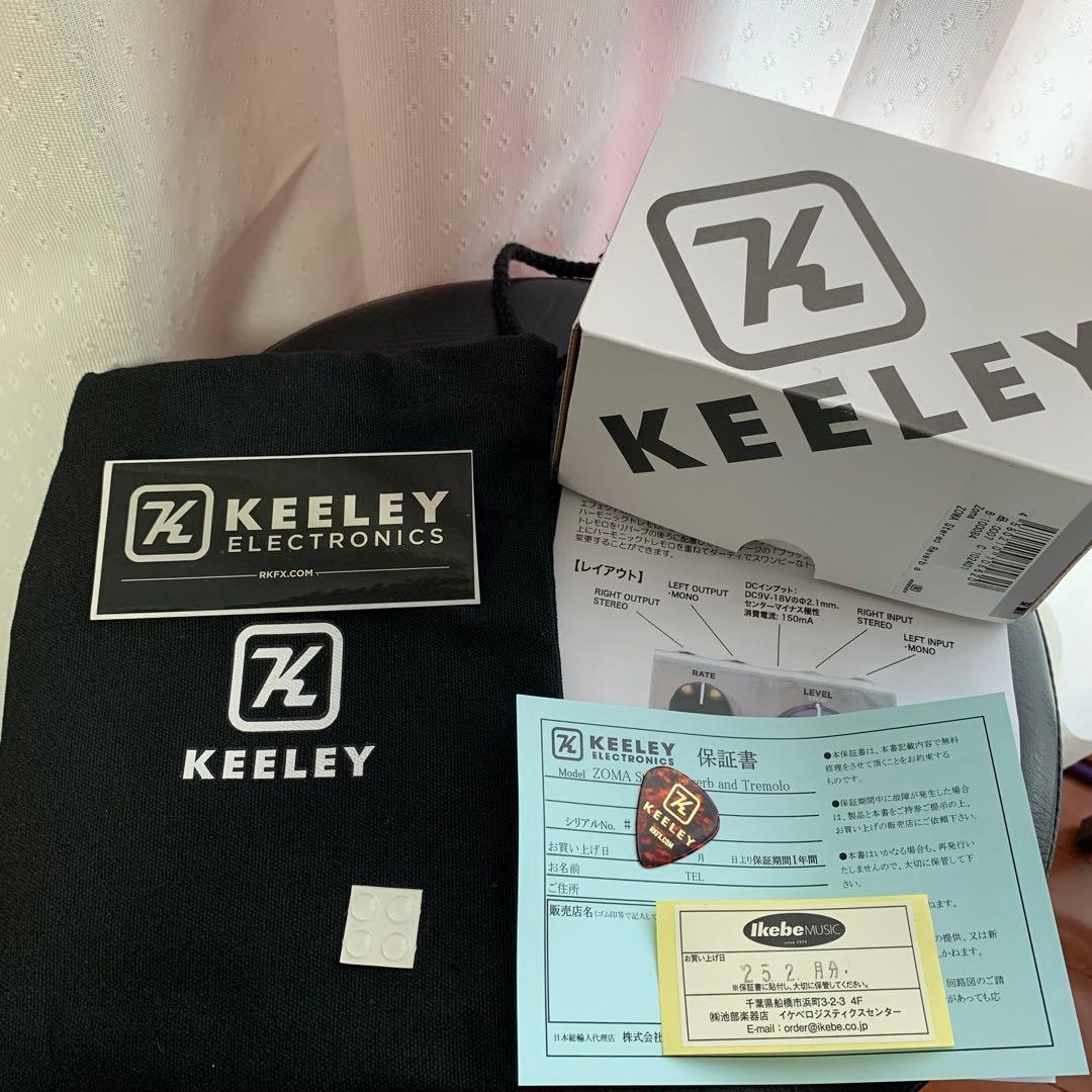 ギター Keeley ZOMA Stereo Reverb and Tremolo