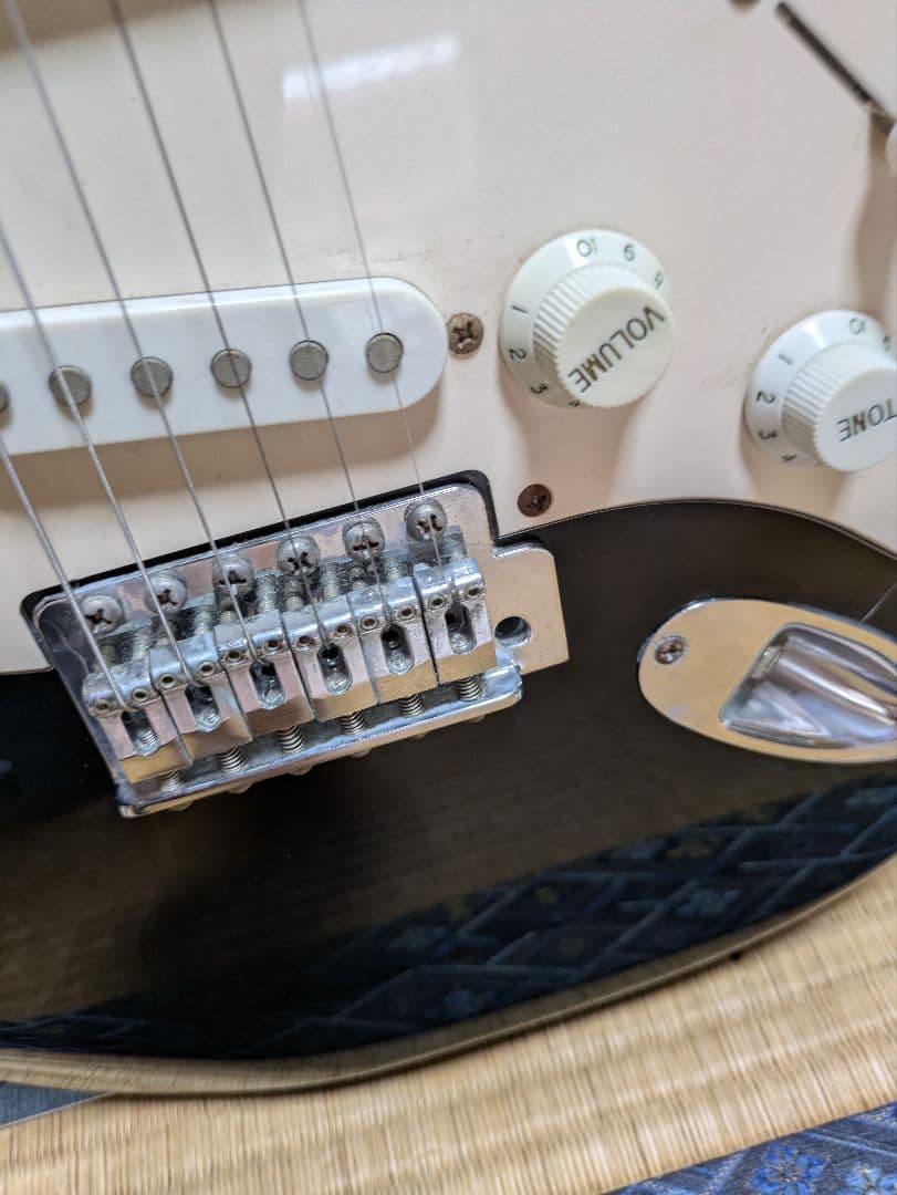 バスカーズ　BUSKER'S ブラック エレキギター ストラトタイプ