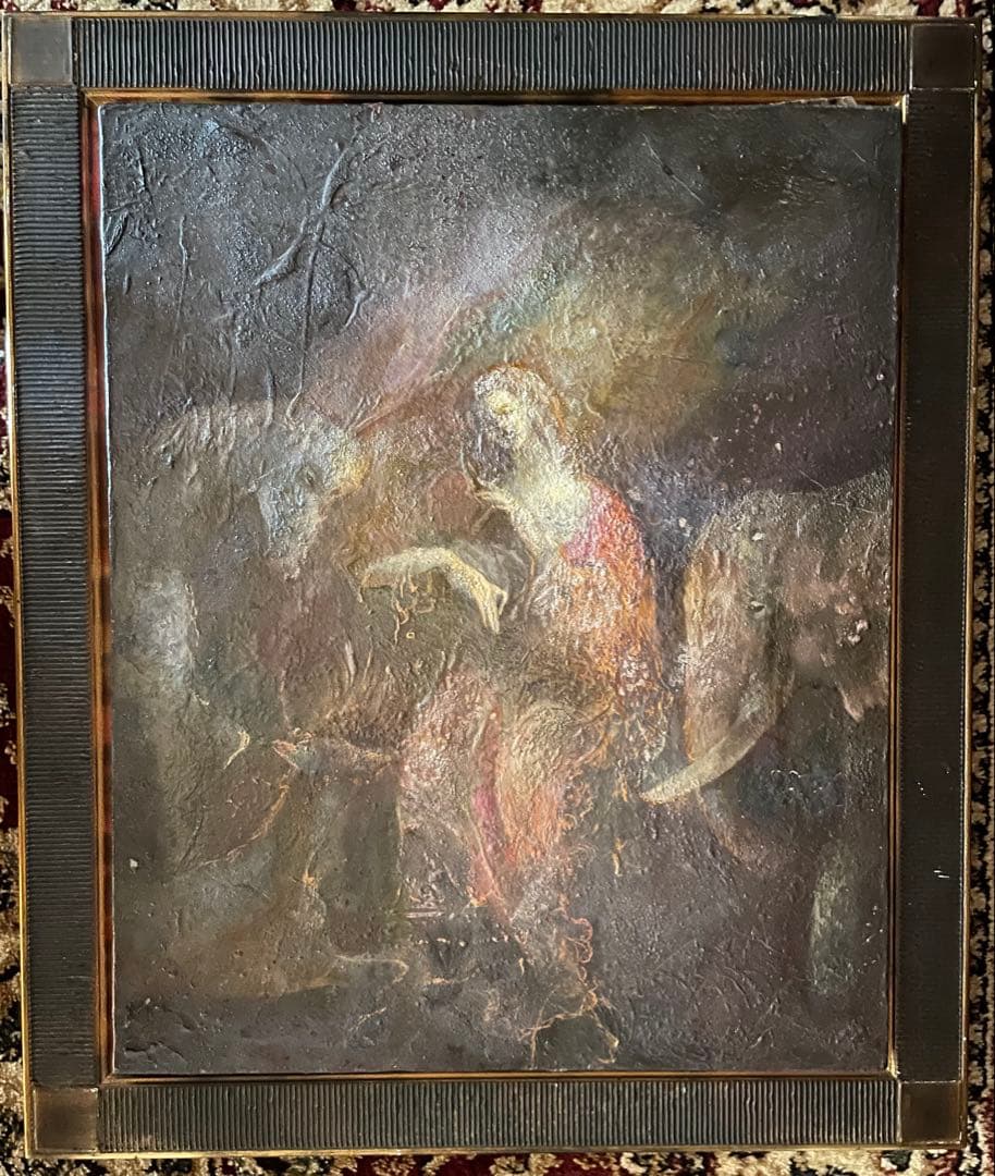 小田さゆり 「虹の調べ」油彩15号 安井賞入選 元/主体美術協会員 佳作賞受賞