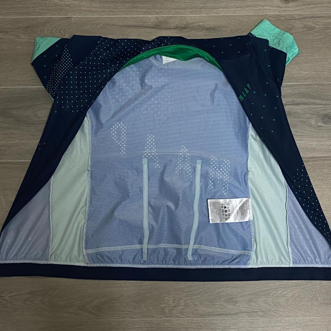 【美品】 ウィメンズ ジャージ XS ネイビー×グリーン系