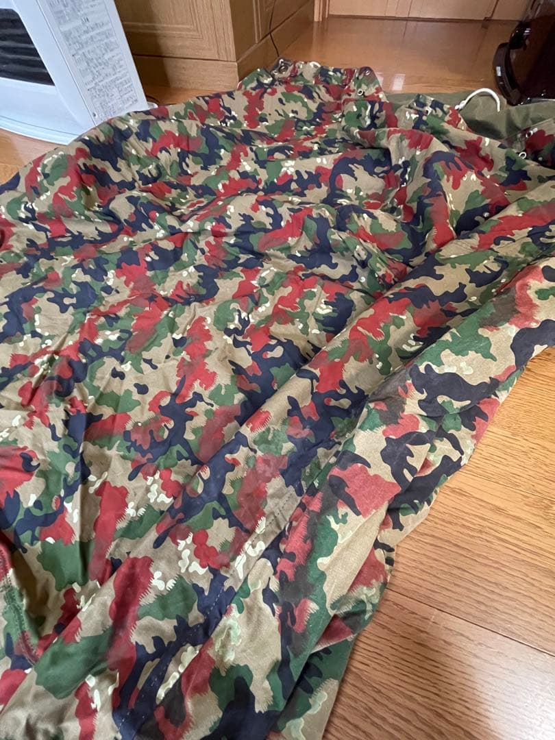スイス軍幕　4枚　used