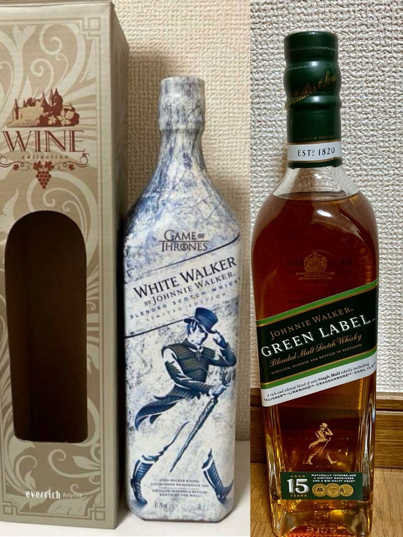 ジョニーウォーカー ホワイトウォーカー グリーンラベル15年