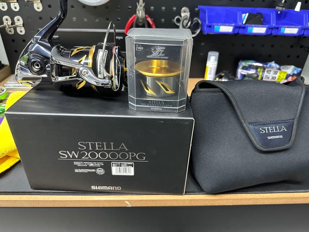 SHIMANO 20ステラSW 20000PG 夢屋20000MAXスプール付
