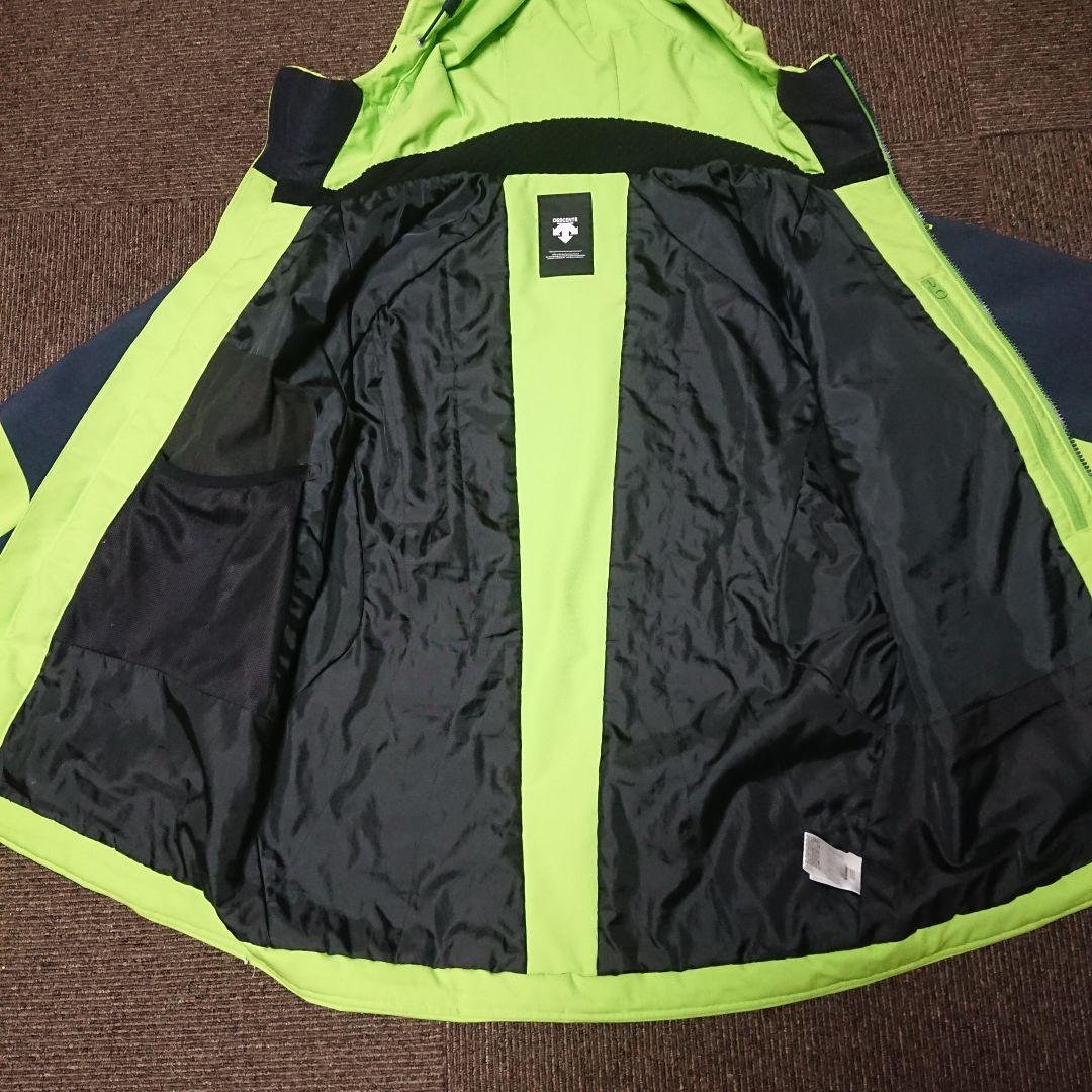 送料無料【DESCENTE】グリーンスキーウェア上下まとめ 上L下L-74