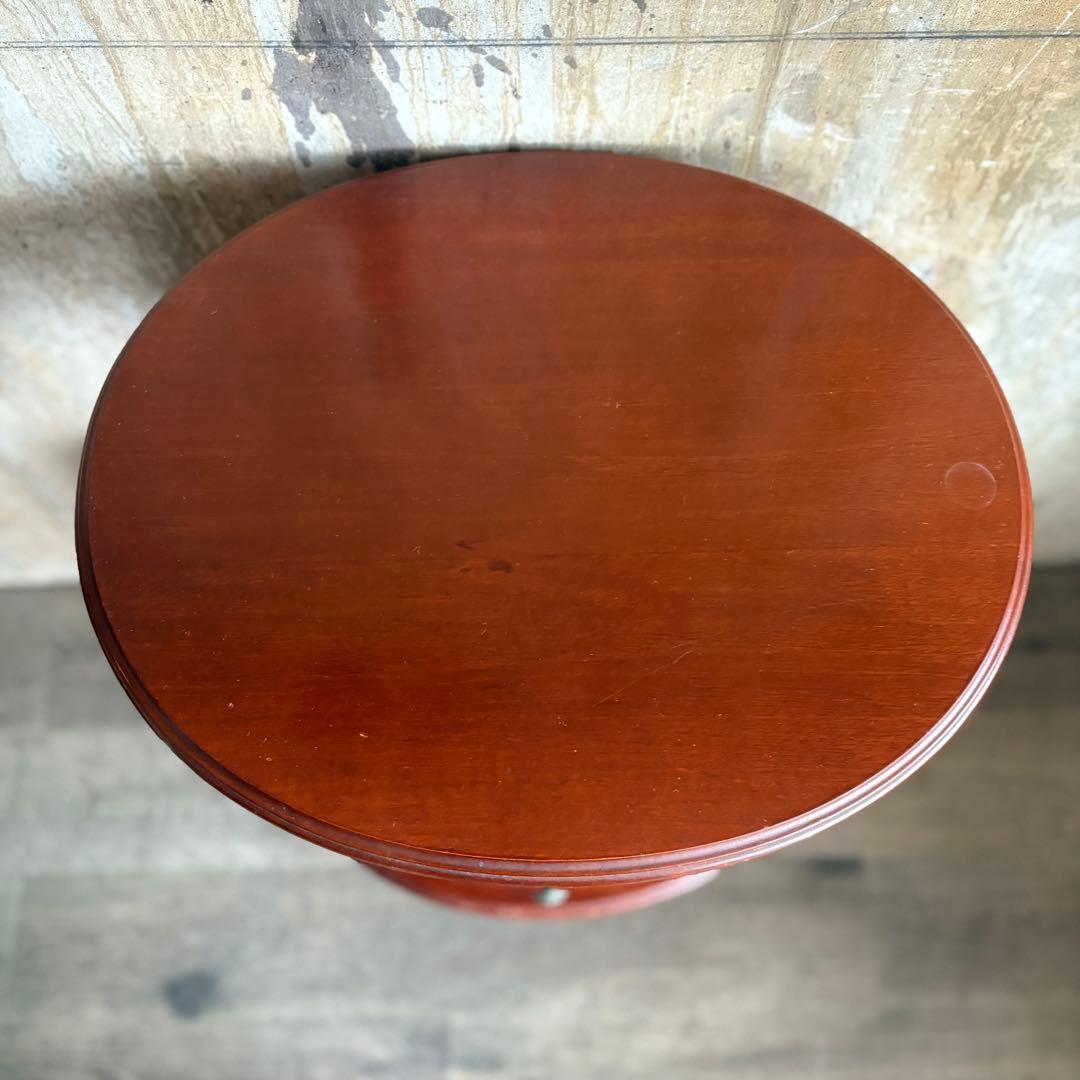 イタリア　猫脚コンソールドロワー　電話台　ヴィンテージ