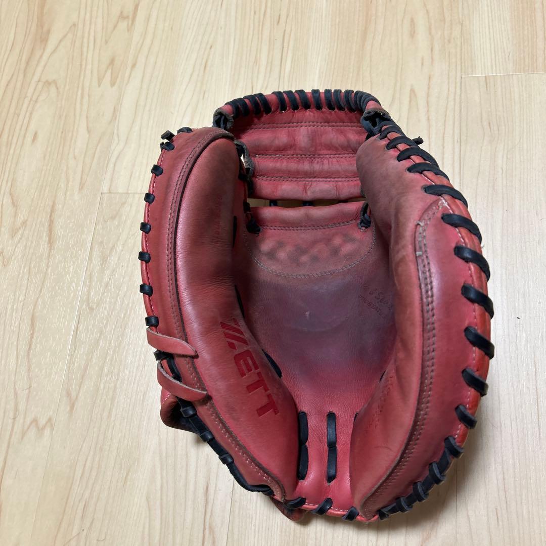 ゼット 軟式グローブ 赤