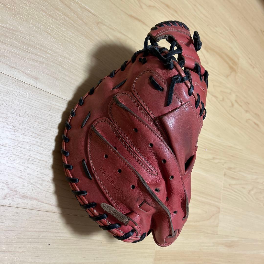 ゼット 軟式グローブ 赤