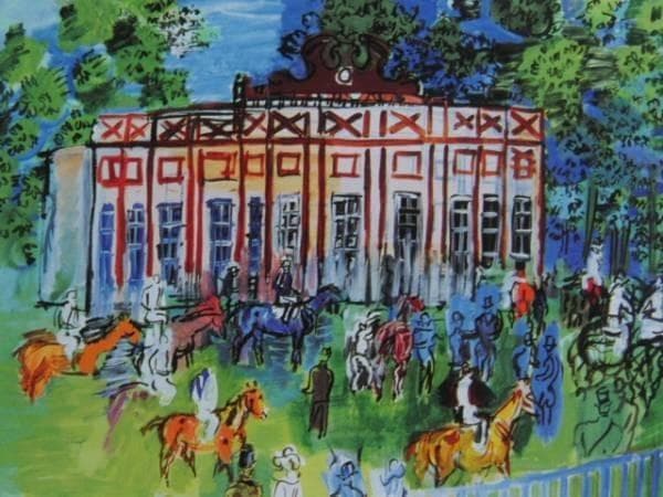 Raoul Dufy、PADDOCK A CHANTILLY、海外版超希少レゾネ