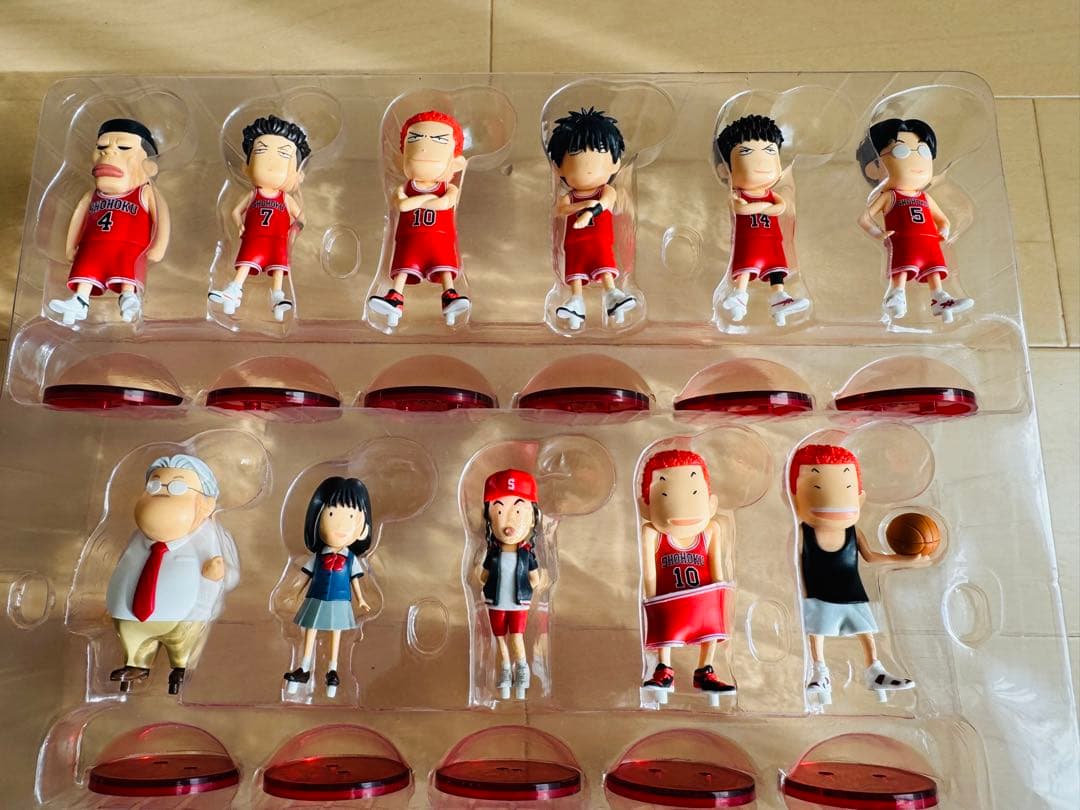 SLAM DUNK フィギュアコレクション 初回生産版　湘北セット、山王セット