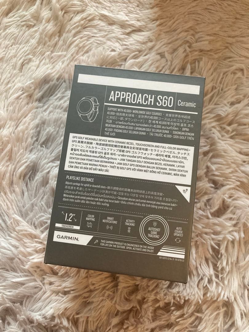 Garmin Approach S60 セラミック GPSゴルフ用距離計