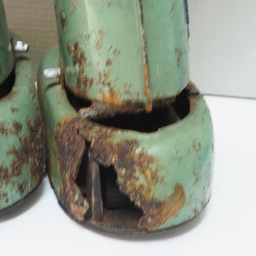 ブルマァク【仮面ライダー電動歩行 錆有 電池蓋リメイク動作不良】ブリキ製 TIN