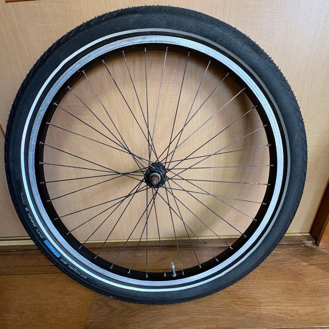【中古】ALFINE アルフィーネ11s 26インチタイヤホイール前後セット