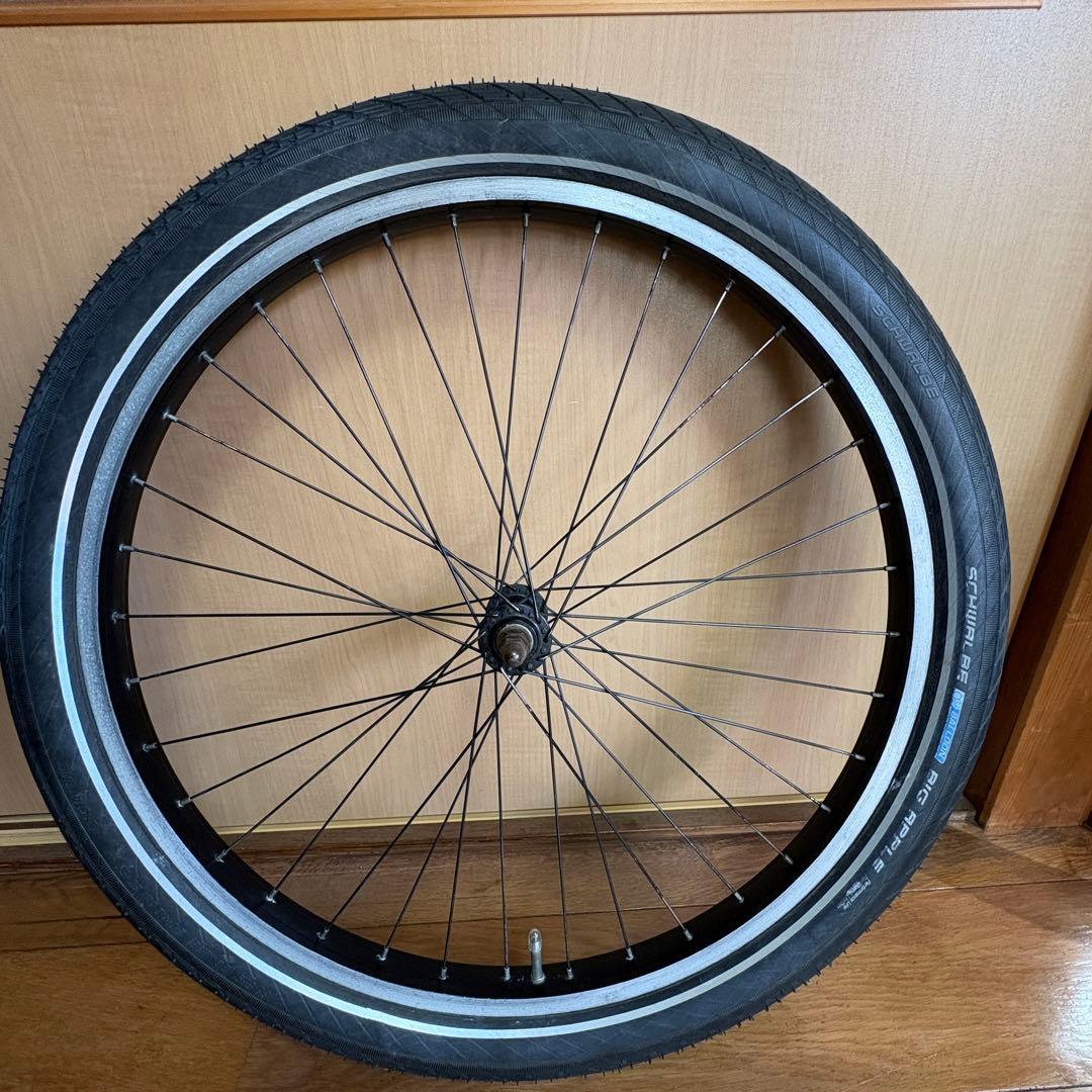 【中古】ALFINE アルフィーネ11s 26インチタイヤホイール前後セット