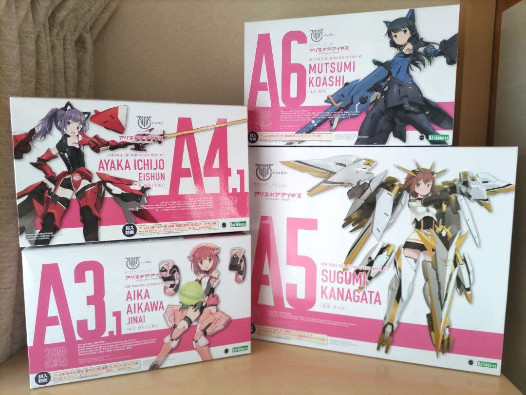 未組立 アリスギア メガミデバイス すぐみ 綾香 愛花 睦 コトブキヤ プラモ