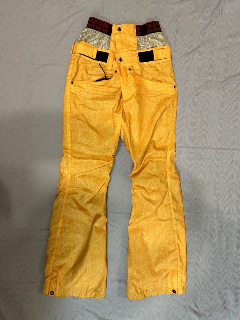 スノボ　ウェア 上下セット 迷彩×イエロー