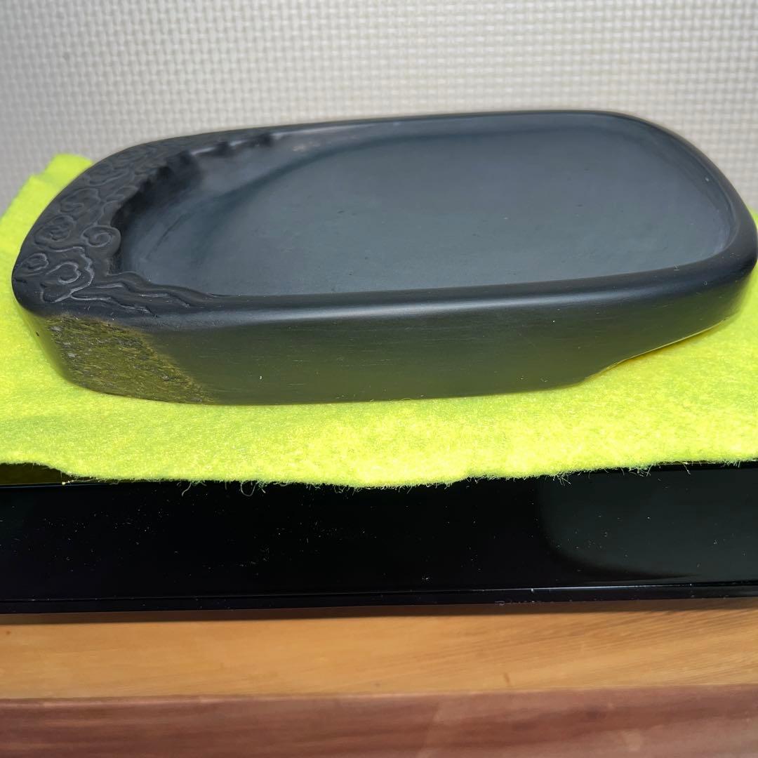 ⭕️龍渓石硯　「流雲硯」 大森丁斉　破天荒　日展入選　女性好み　バランス美しい