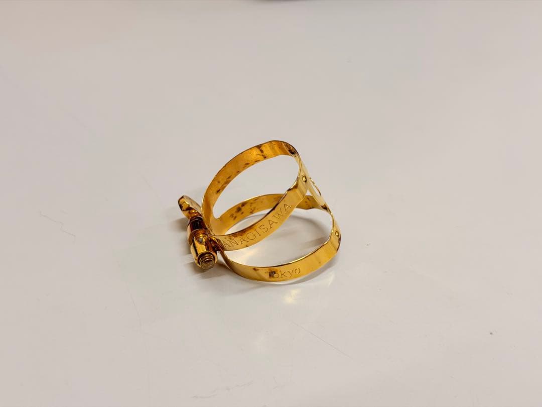 Yanagisawaテナーサックス用リガチャー　魔法のリガちゃんGP 金メッキ