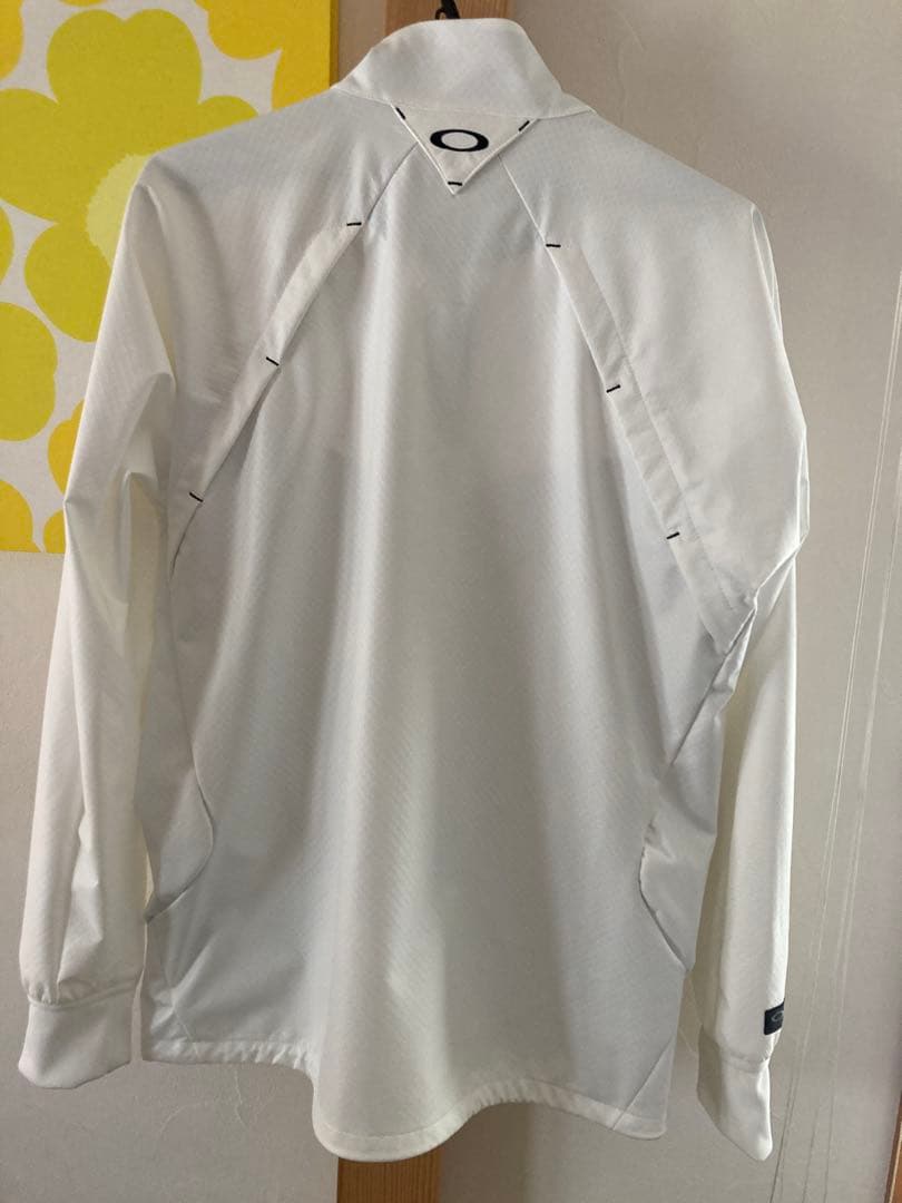 1回使用‼️✳️OAKLEY GOLF トラックジャケット ブルゾン‼️✳️Lホワイト白