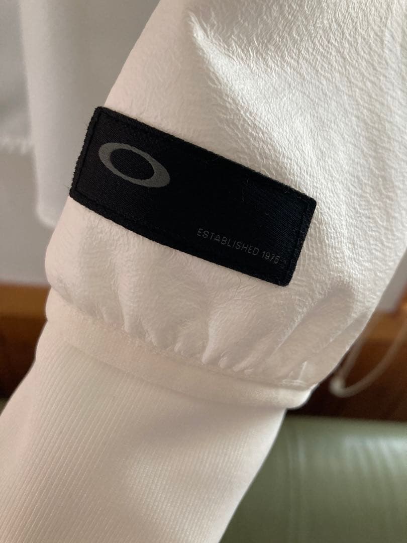 1回使用‼️✳️OAKLEY GOLF トラックジャケット ブルゾン‼️✳️Lホワイト白