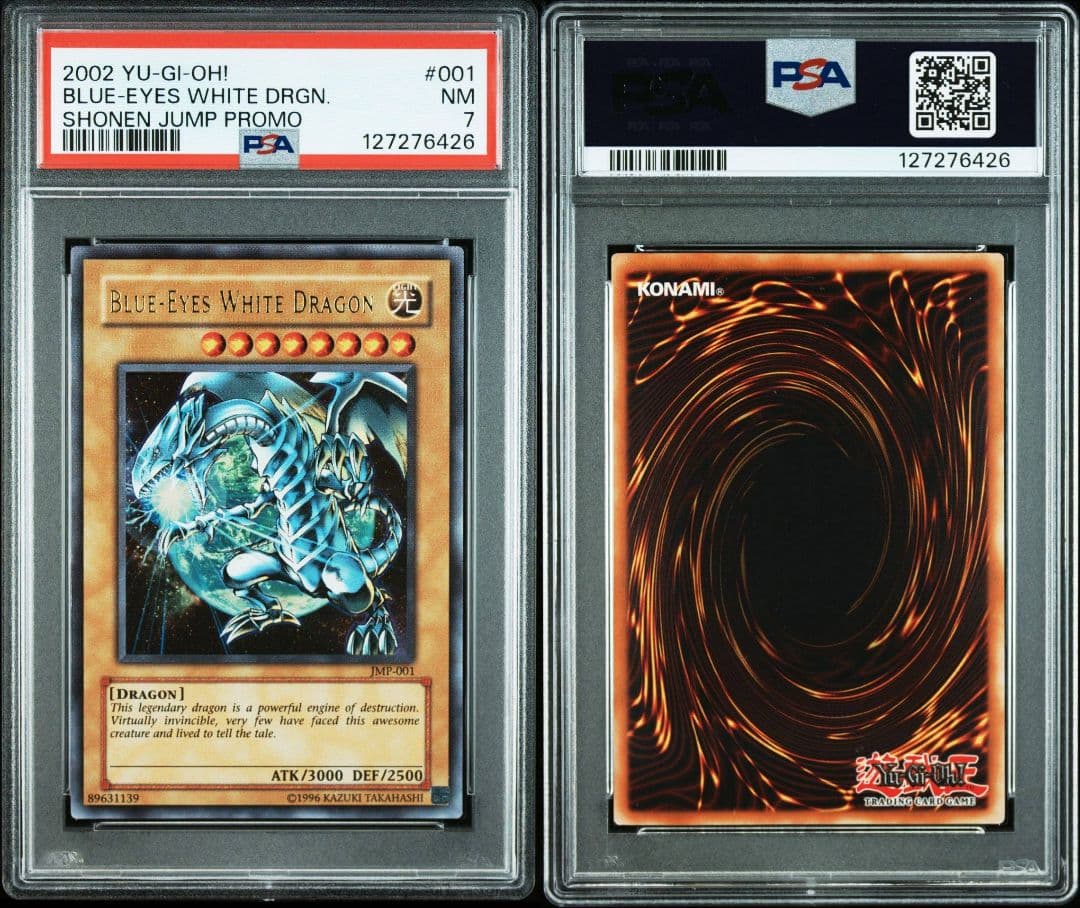 【PSA7】遊戯王OCG BLUE-EYESWHITEDRAGON JMP001