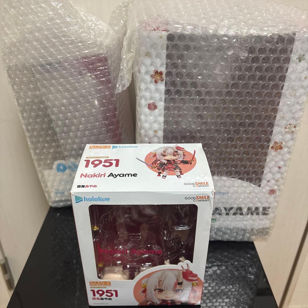 ホロライブ　百鬼あやめ　フィギュア3体セット　グッズまとめ売り