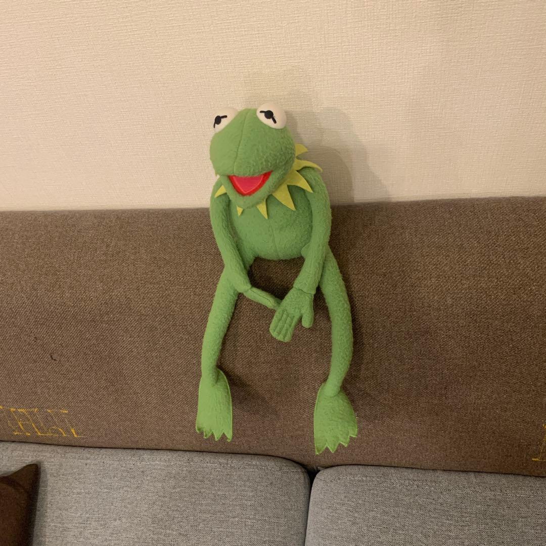 ヴィンテージ カーミット オルゴール ぬいぐるみ EDEN社 セサミストリート