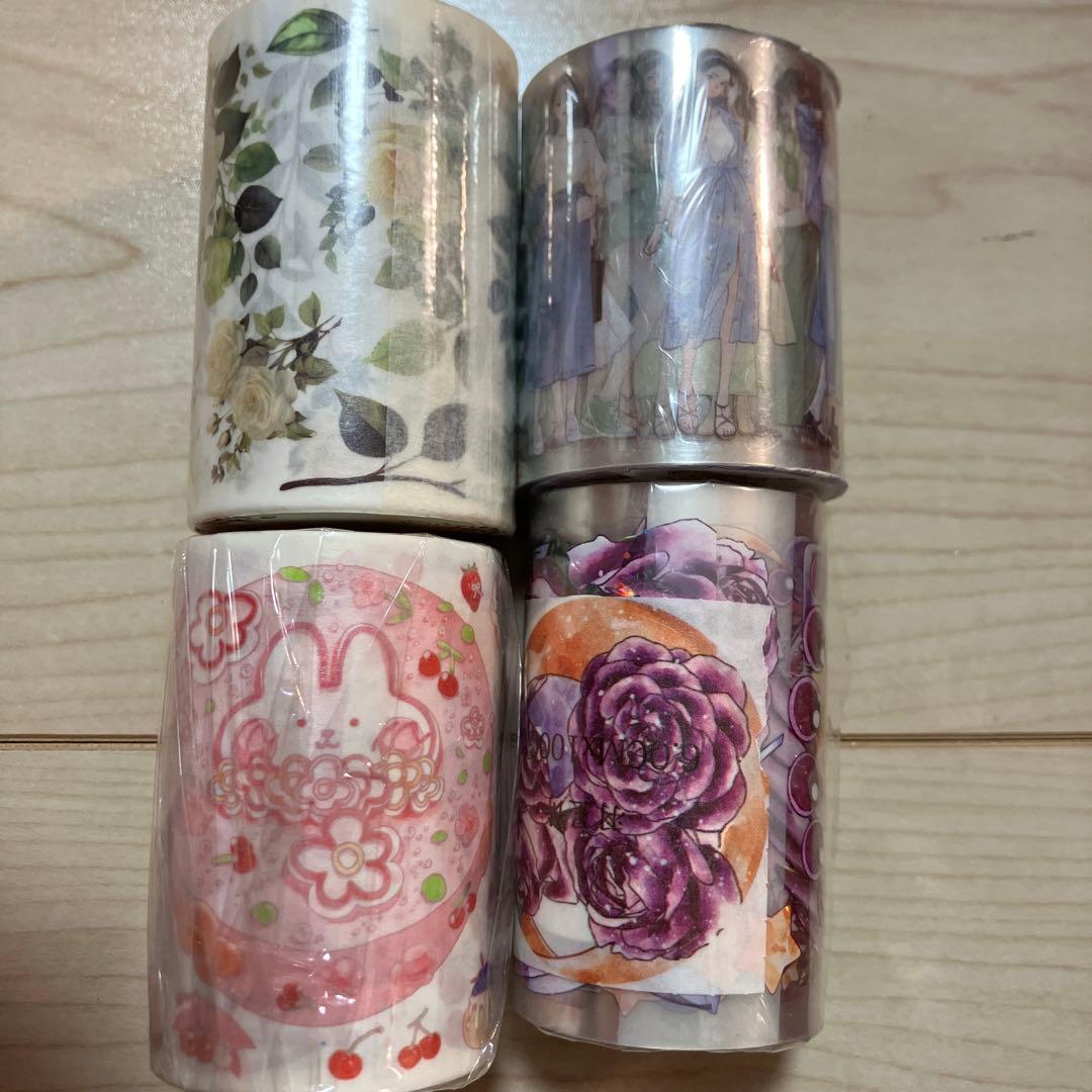 ［新品］海外マスキングテープ　PET tape まとめ売り