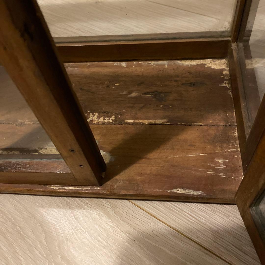 アンティーク　ガラスケース