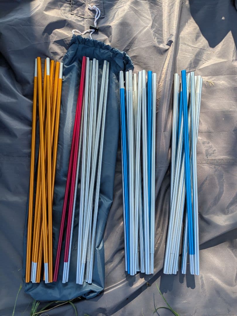 WHOLE EARTH　アースドーム240　グランドシート、フロアマット付