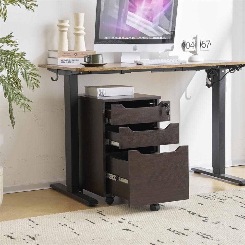 在庫一掃！残り僅か！デスクワゴン サイドワゴン ラック　鍵付き キャスター付き