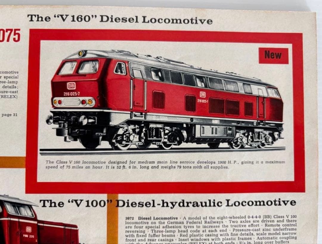 ヤマメ275chan　メルクリン 西ドイツ国鉄 V216型　3075