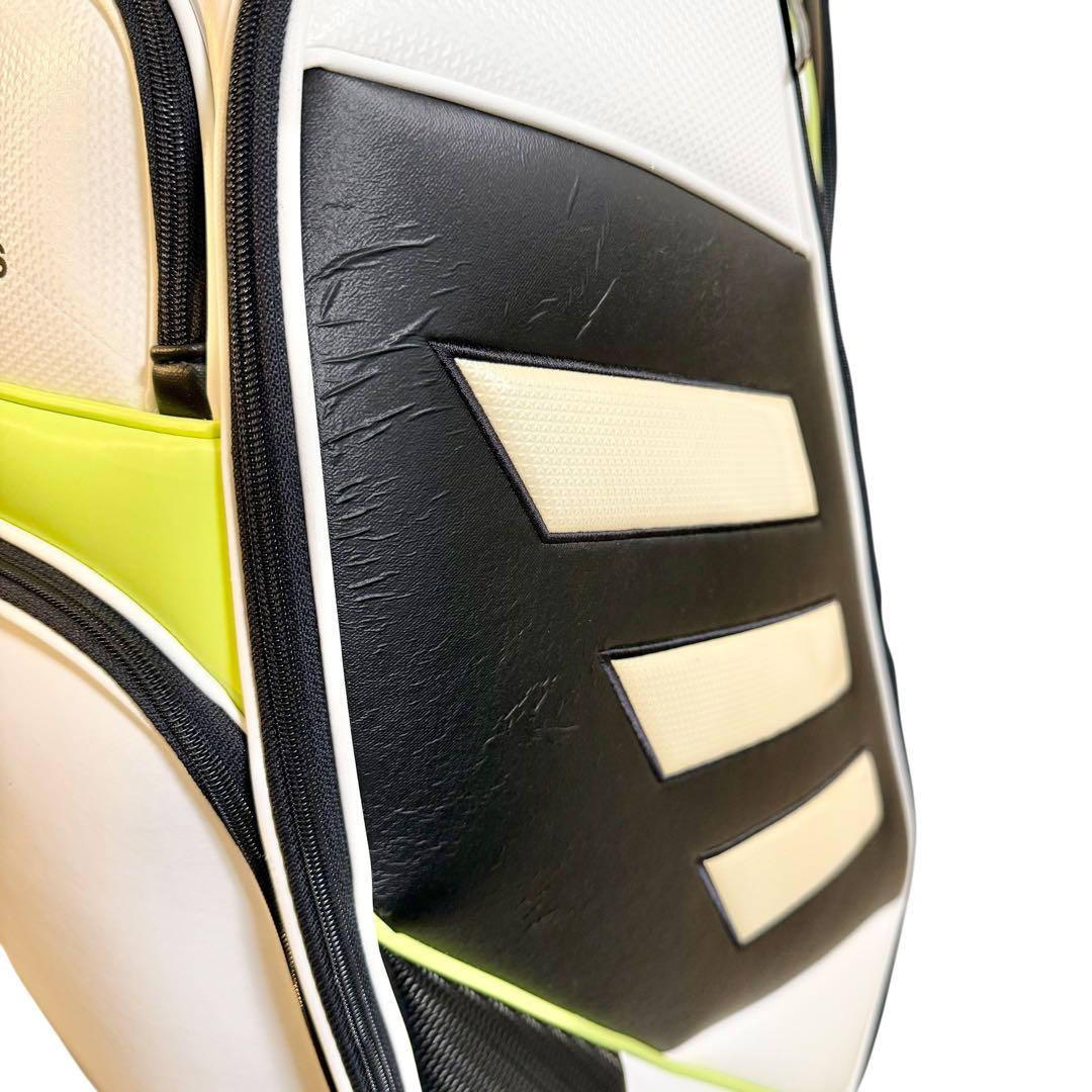 【人気モデル】adidas ゴルフ キャディバッグ 9.5型 HA3204