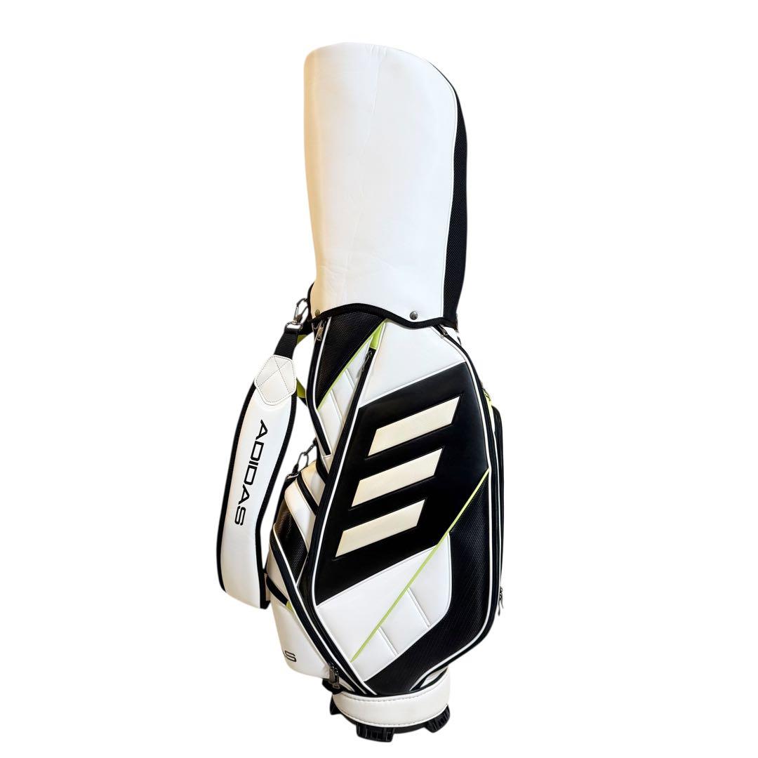 【人気モデル】adidas ゴルフ キャディバッグ 9.5型 HA3204