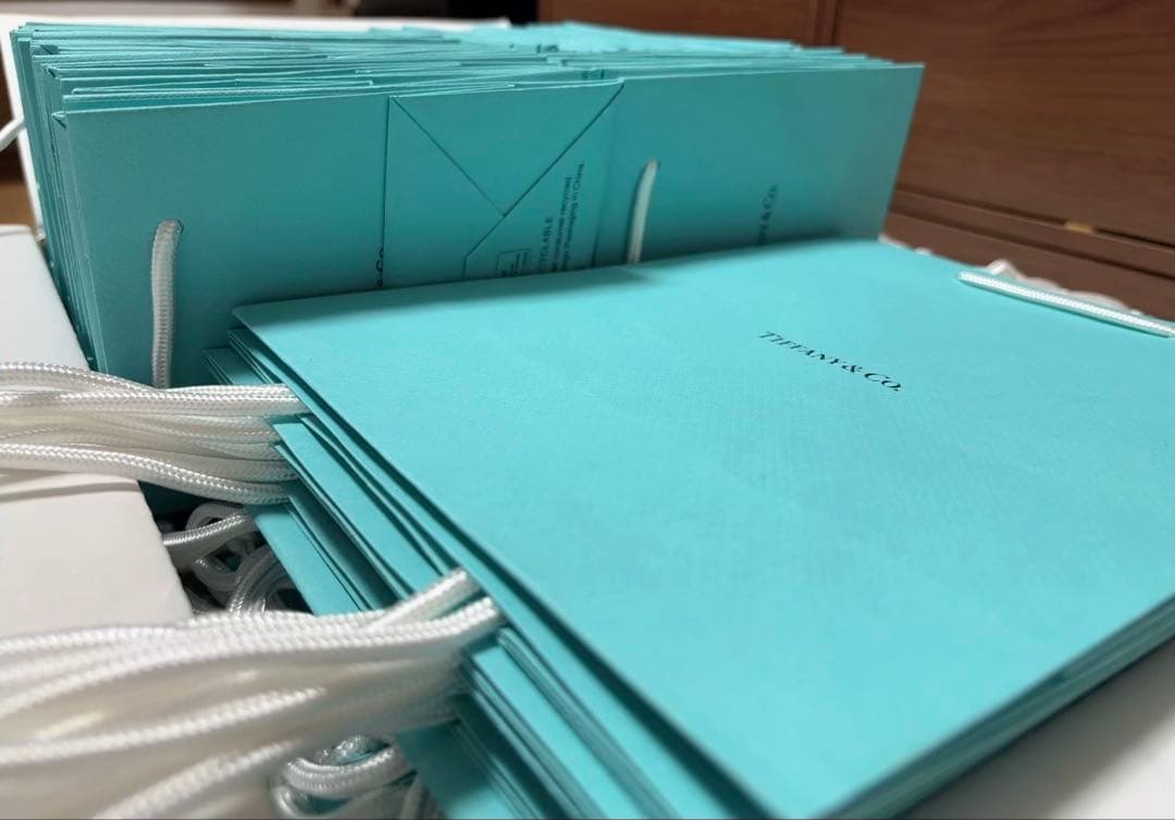 Tiffany & Co. ショップ袋 ティファニー紙袋 100枚キレイな未使用