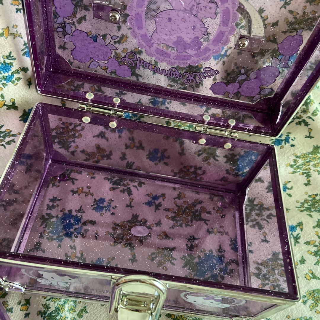 チャーミーキティ♡レトロ　持ち手付き小物入れ　未使用