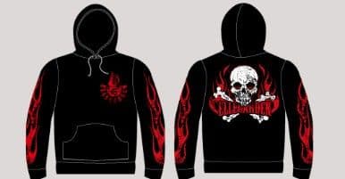 ELLGARDEN 復活2018ツアー フレイムロゴ パーカー L 黒 エルレ