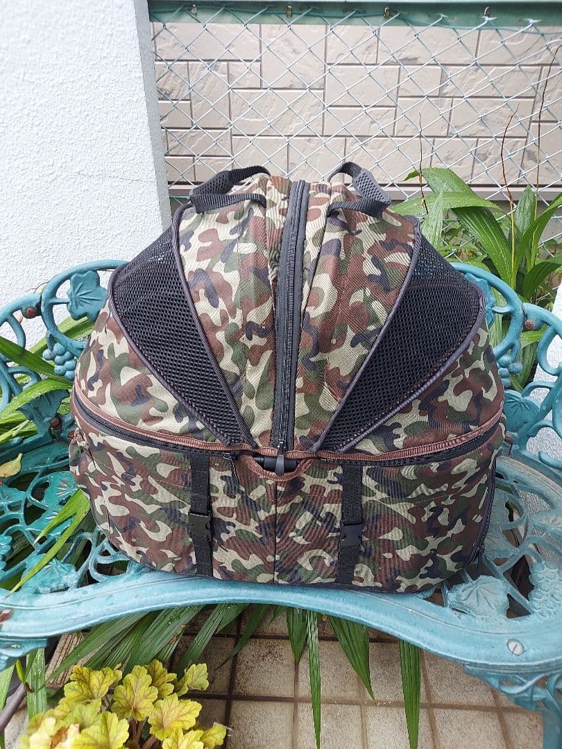 迷彩ペットカート(バスケット取り外し式)