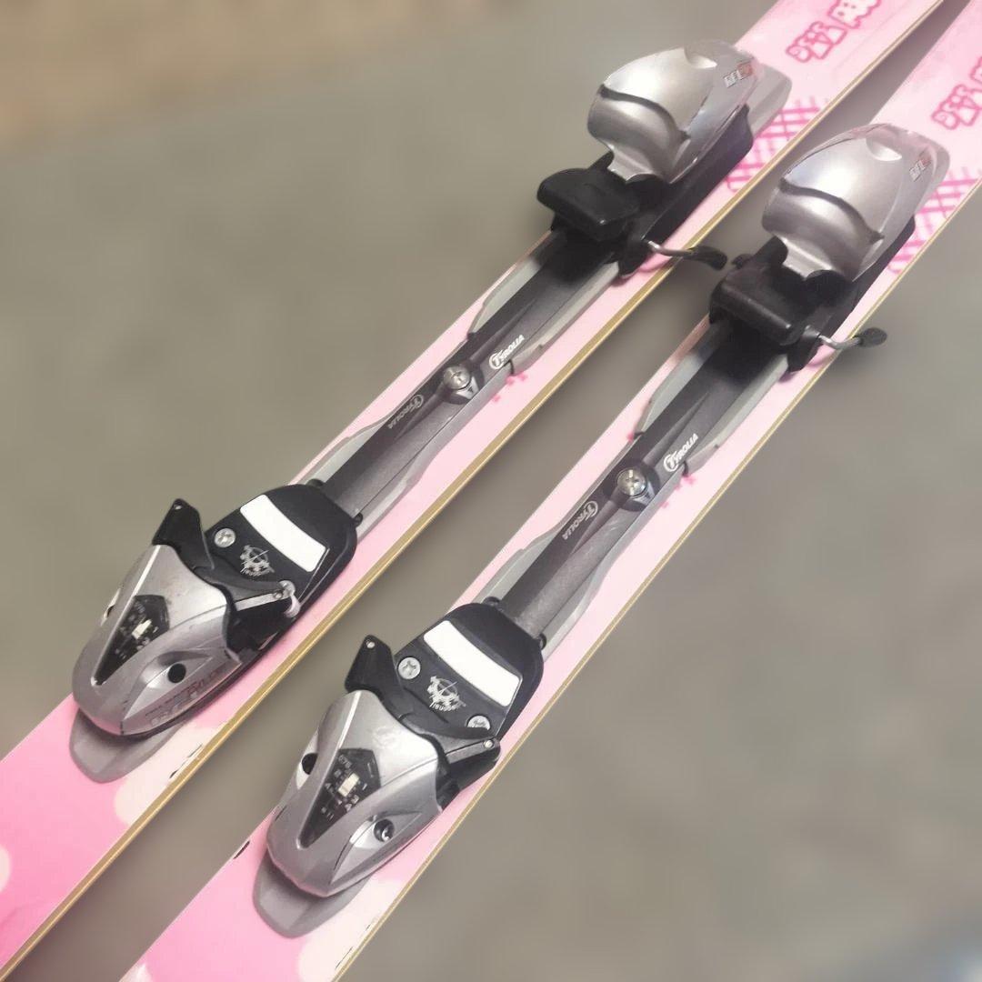 【3点セット】KASTLE ジュニアスキー板 140cm