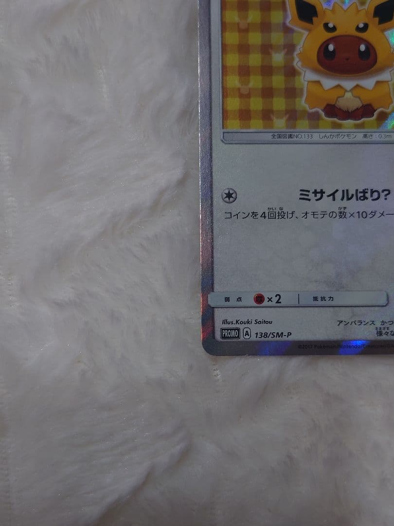 ポンチョを着たイーブイ サンダース