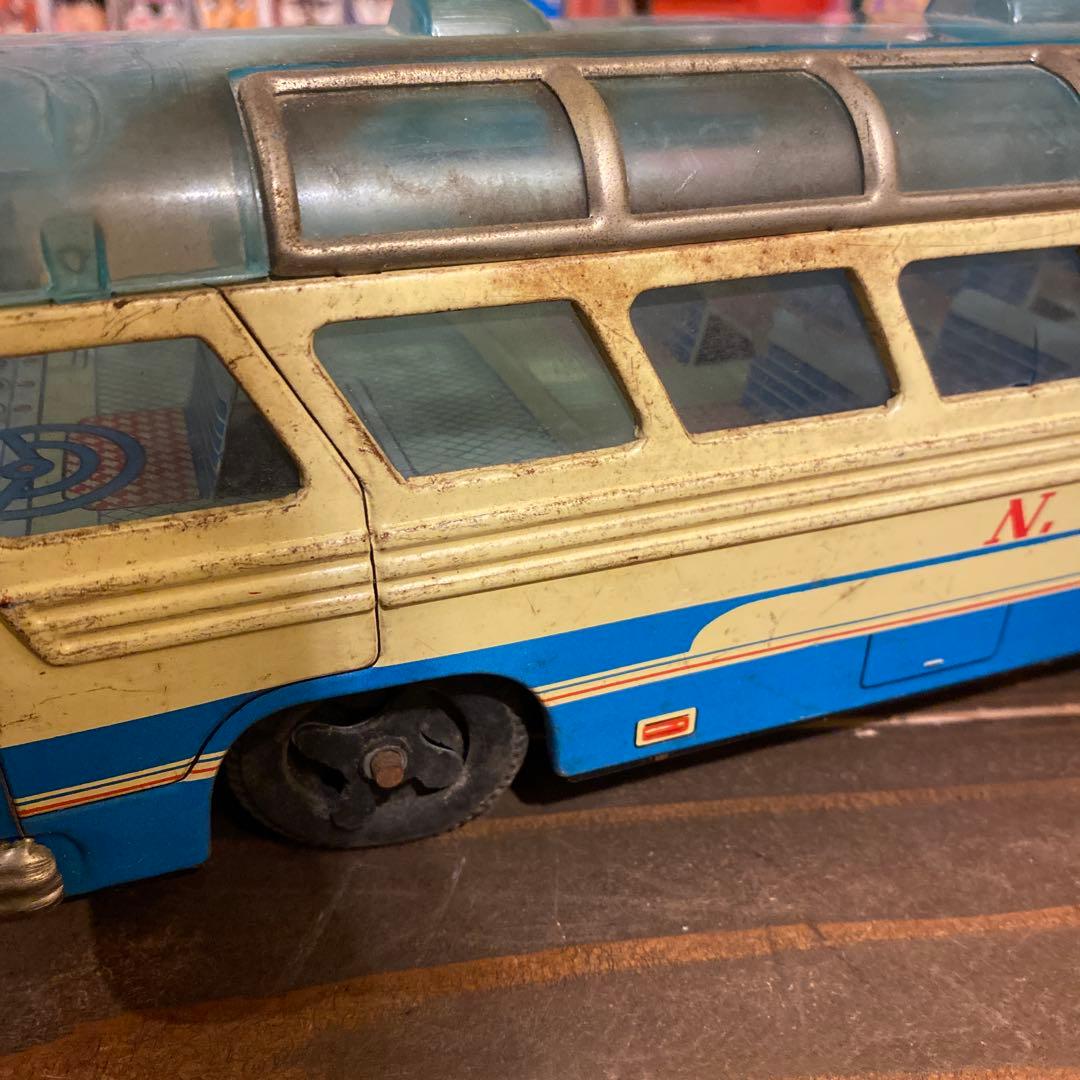 当時物　ブリキ　観光バス1950年代大型　昭和