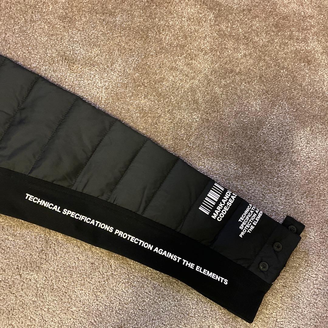 MARK & LONA ハーフジップジャケット ブラック　サイズ46