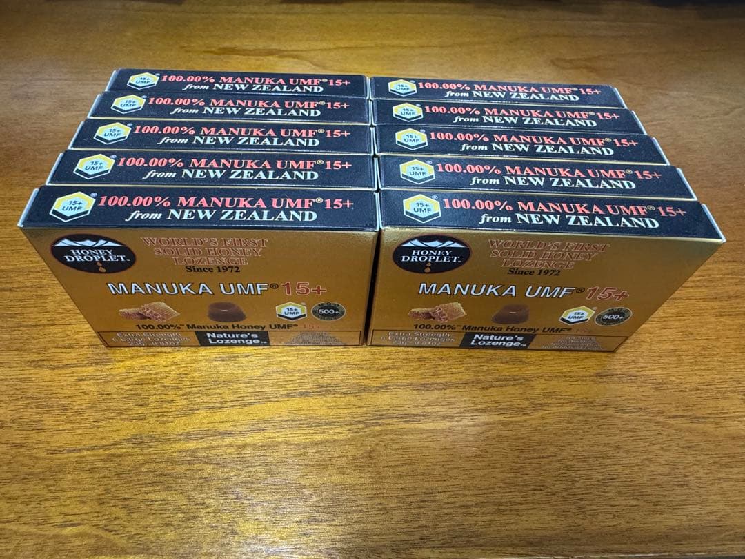 マヌカハニー　37ハニーハニードロップレット100%UMF®️15＋　10個セット