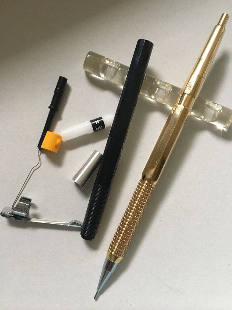 ぺんてる　PG5 カスタム軸　シャーペン　シャープペンシル 真鍮 黄銅 DIY