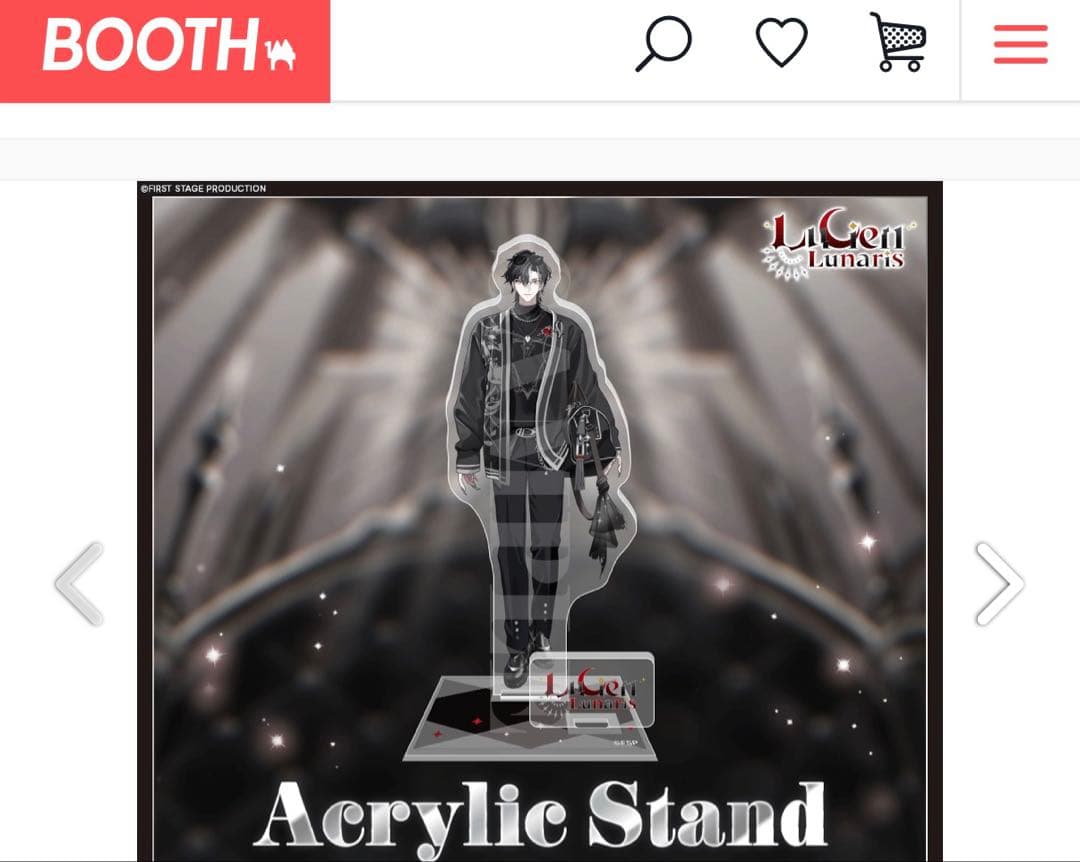 新衣装記念 アクリルスタンド ルシエン・ルナリス Lucien Lunaris