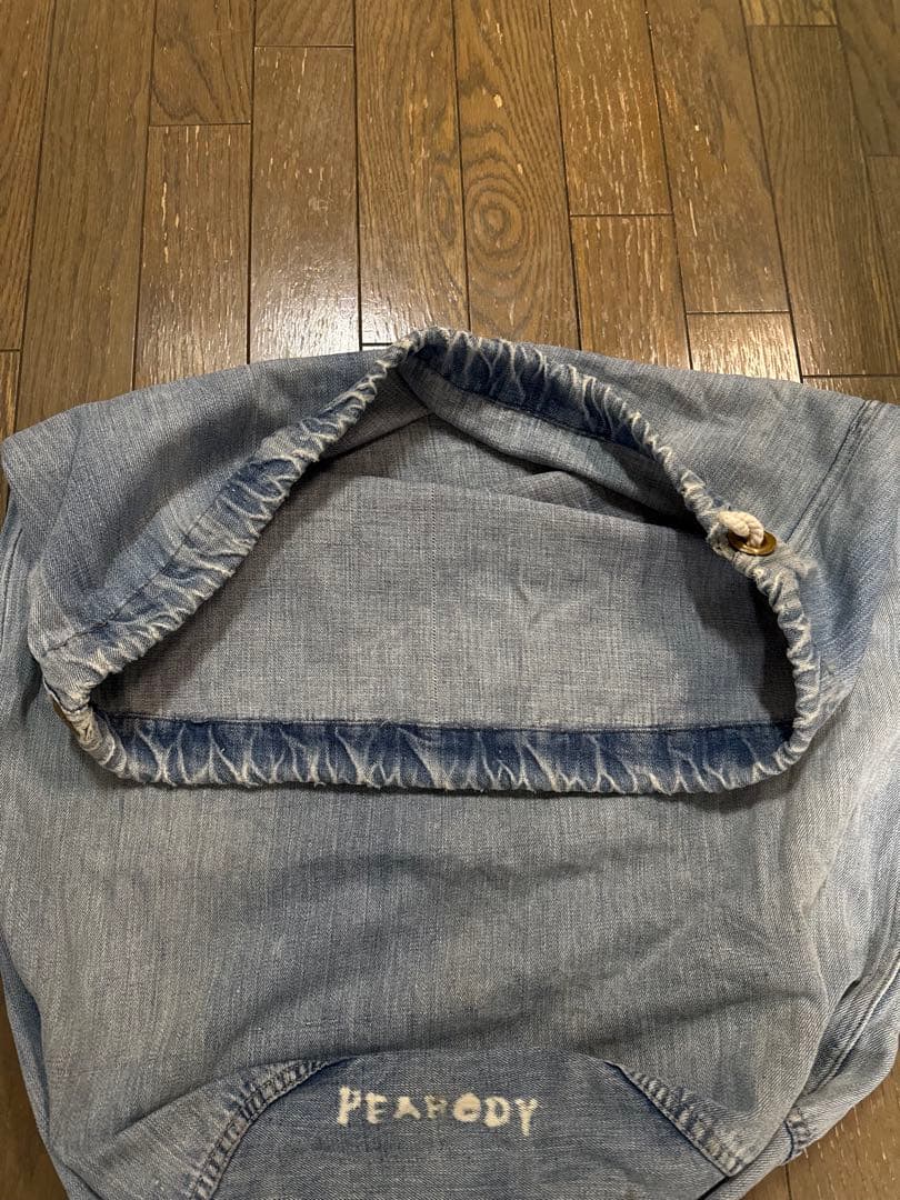 40’s US NAVY ARMY 米軍 デニムランドリーバッグ ステンシル